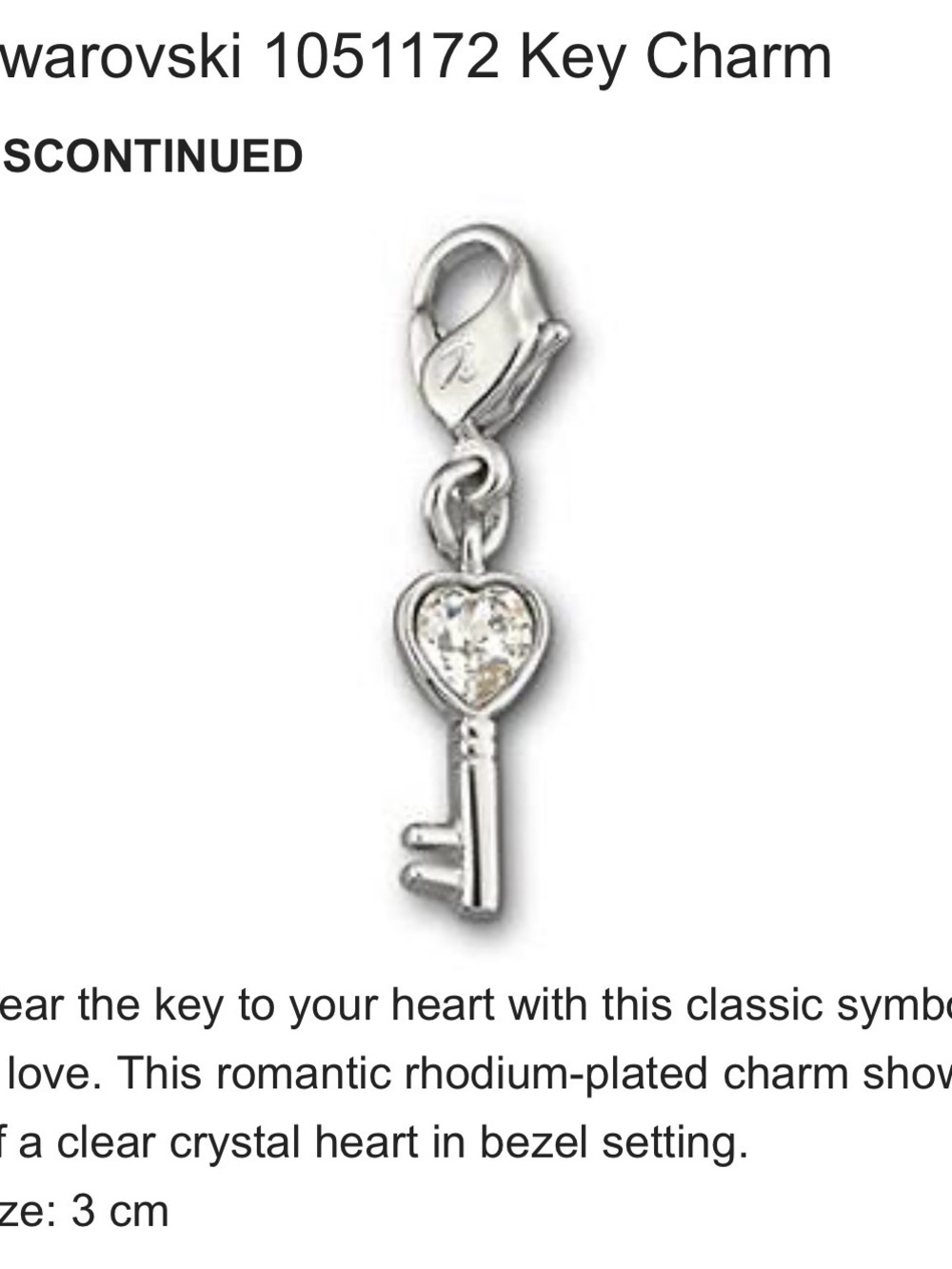 Charm Key Pendant